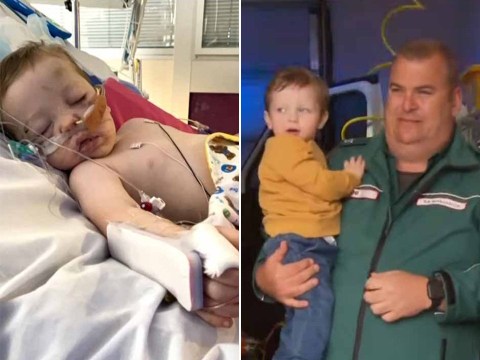 Boy, 2, crushed by barbecue that fell on him is saved with help of new app